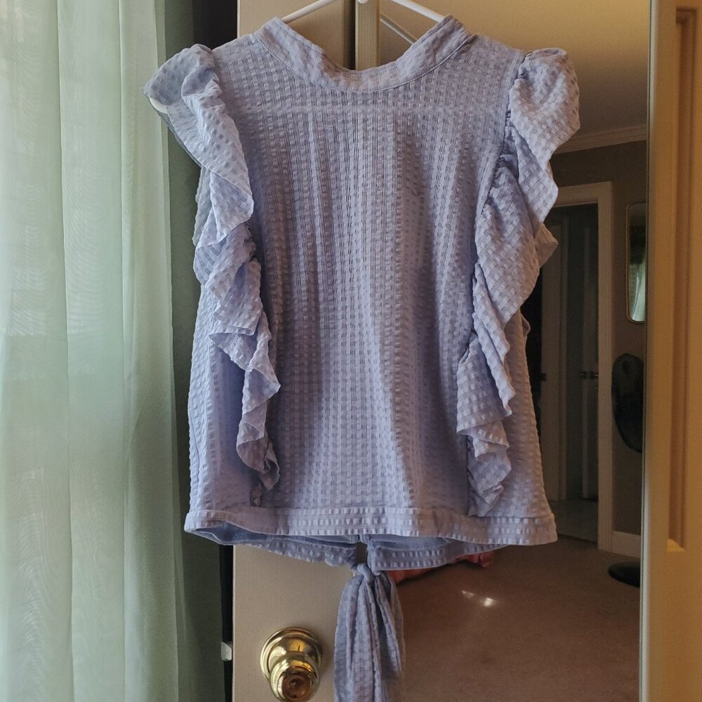 NWT Anthropologie gray sleeveless top